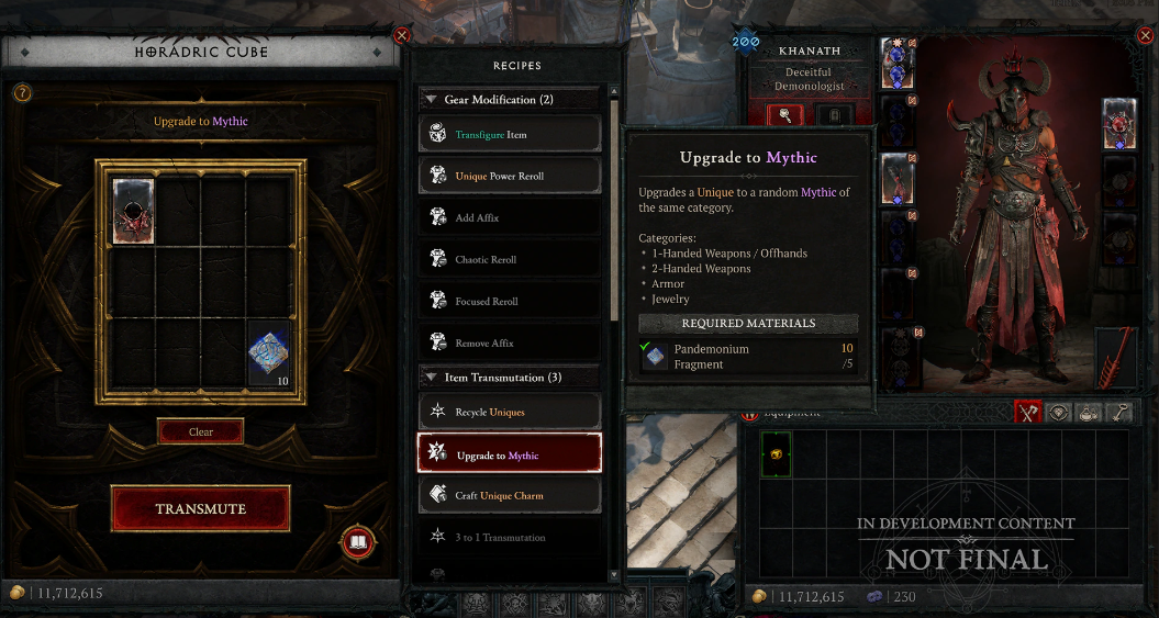 diablo 4 season 14 mythic changes